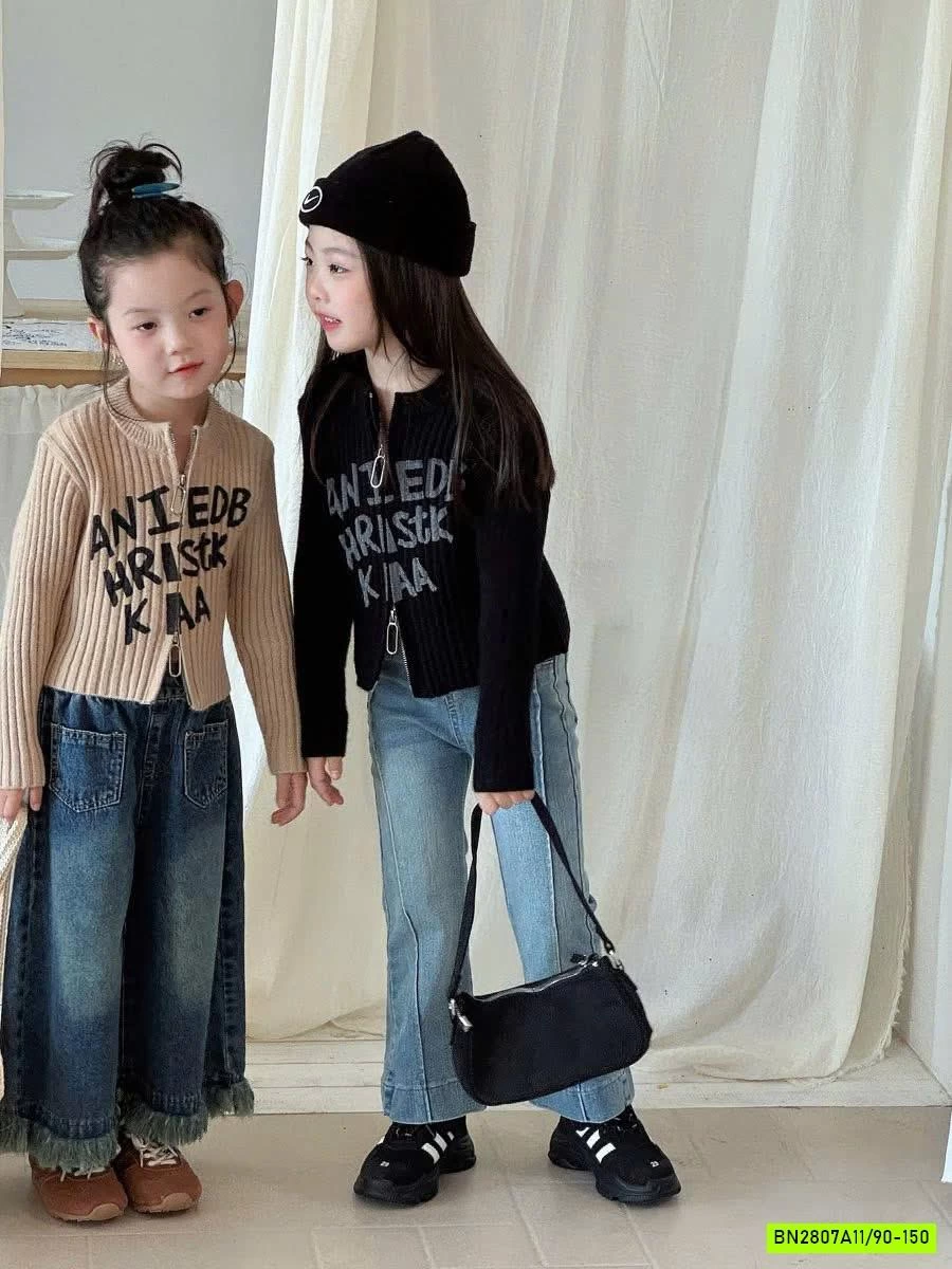 KHOÁC LEN CROPTOP KHÓA KÉO