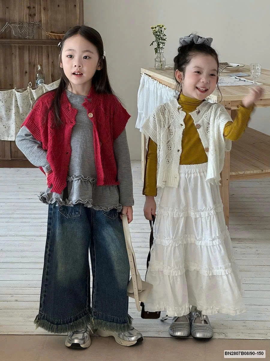 Áo thun dáng rộng bèo nhún phong cách hàn quốc