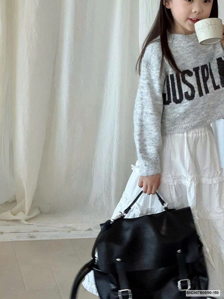 Áo len dáng ngắn Justplay