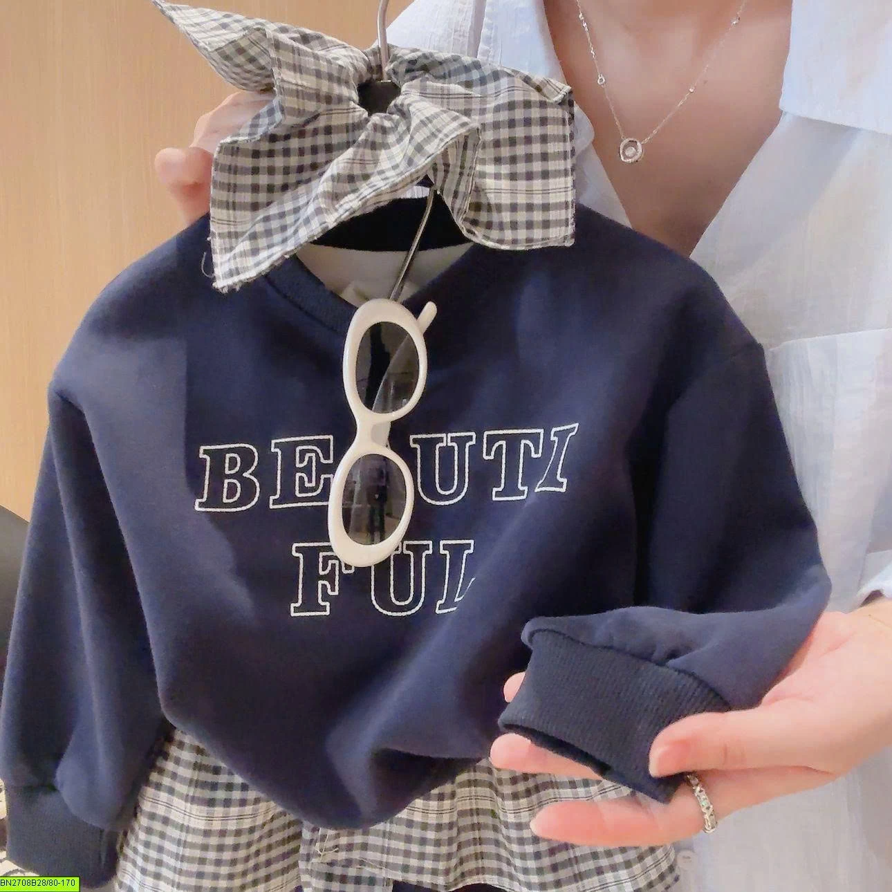 SET NỈ TÍM MIX BÈO CARO