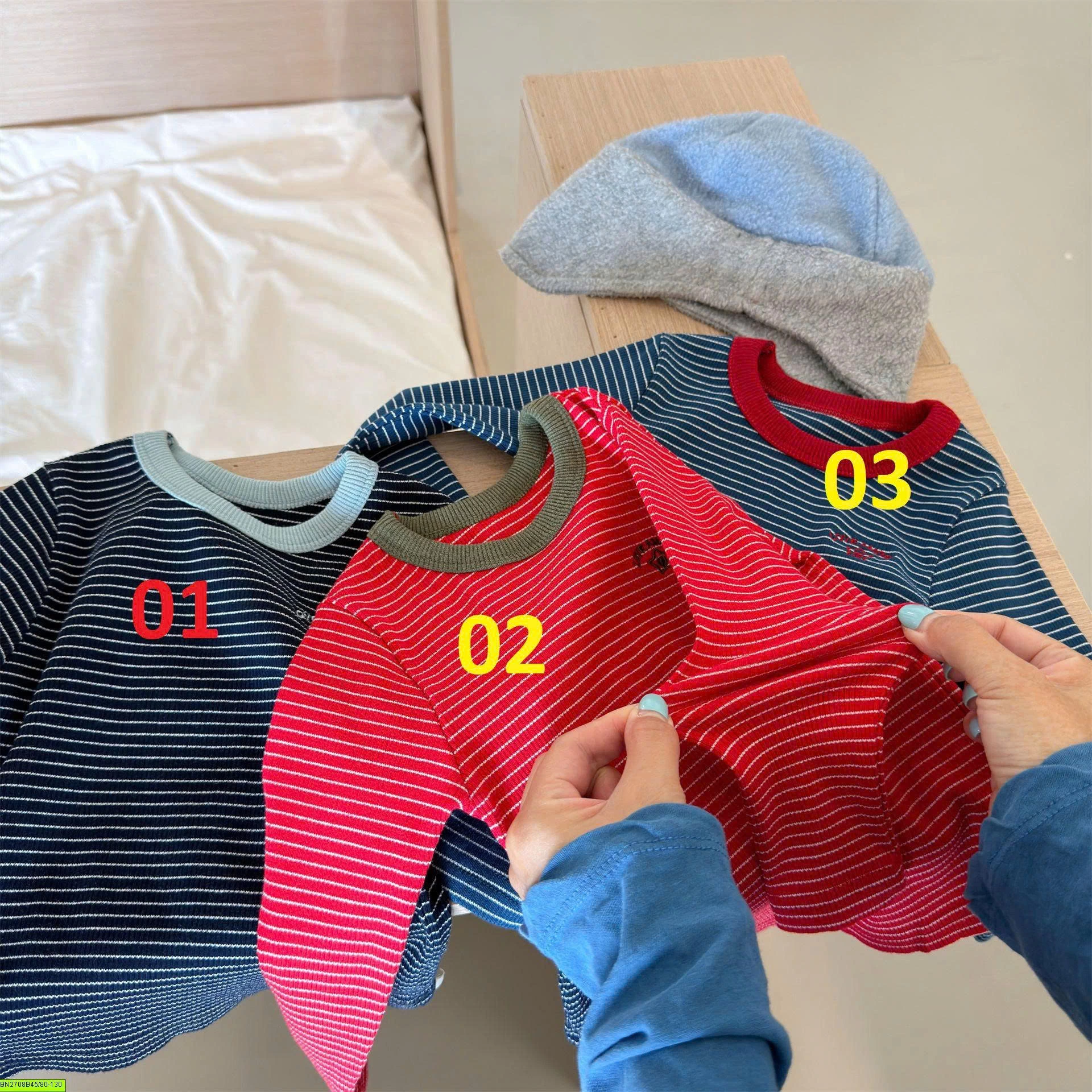 ÁO THUN KẺ AD BABY