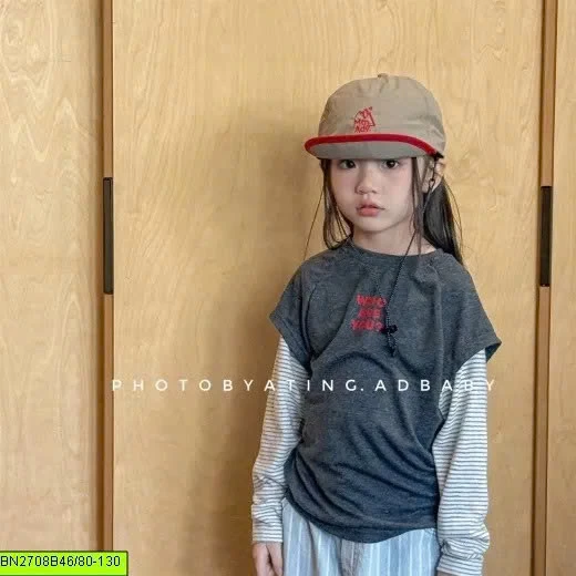 ÁO PHÔNG DÀI TAY GIẢ HAI LỚP AD BABY