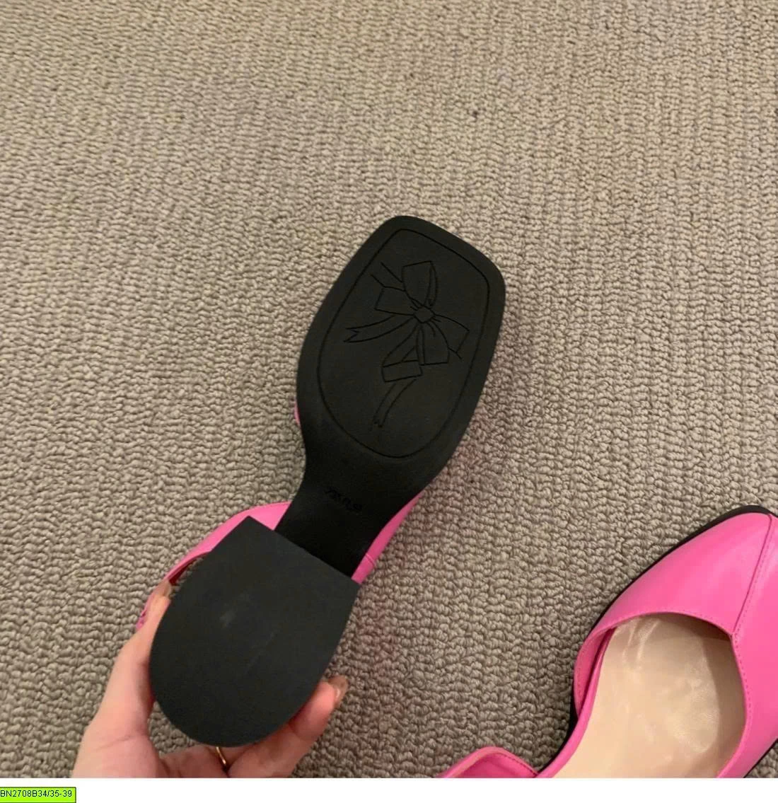 SLINGBACK MŨI VUÔNG