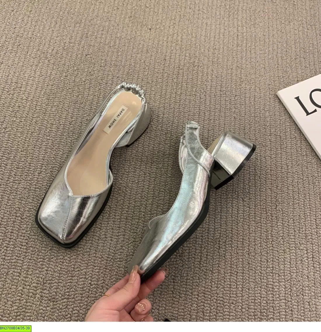 SLINGBACK MŨI VUÔNG