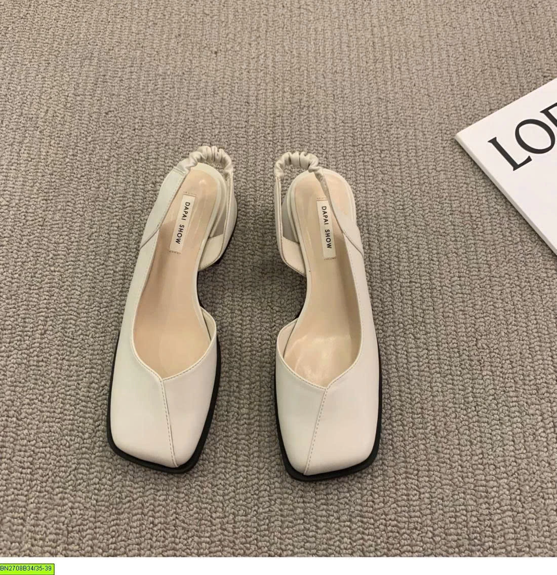 SLINGBACK MŨI VUÔNG