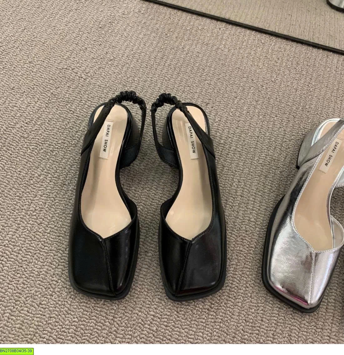 SLINGBACK MŨI VUÔNG