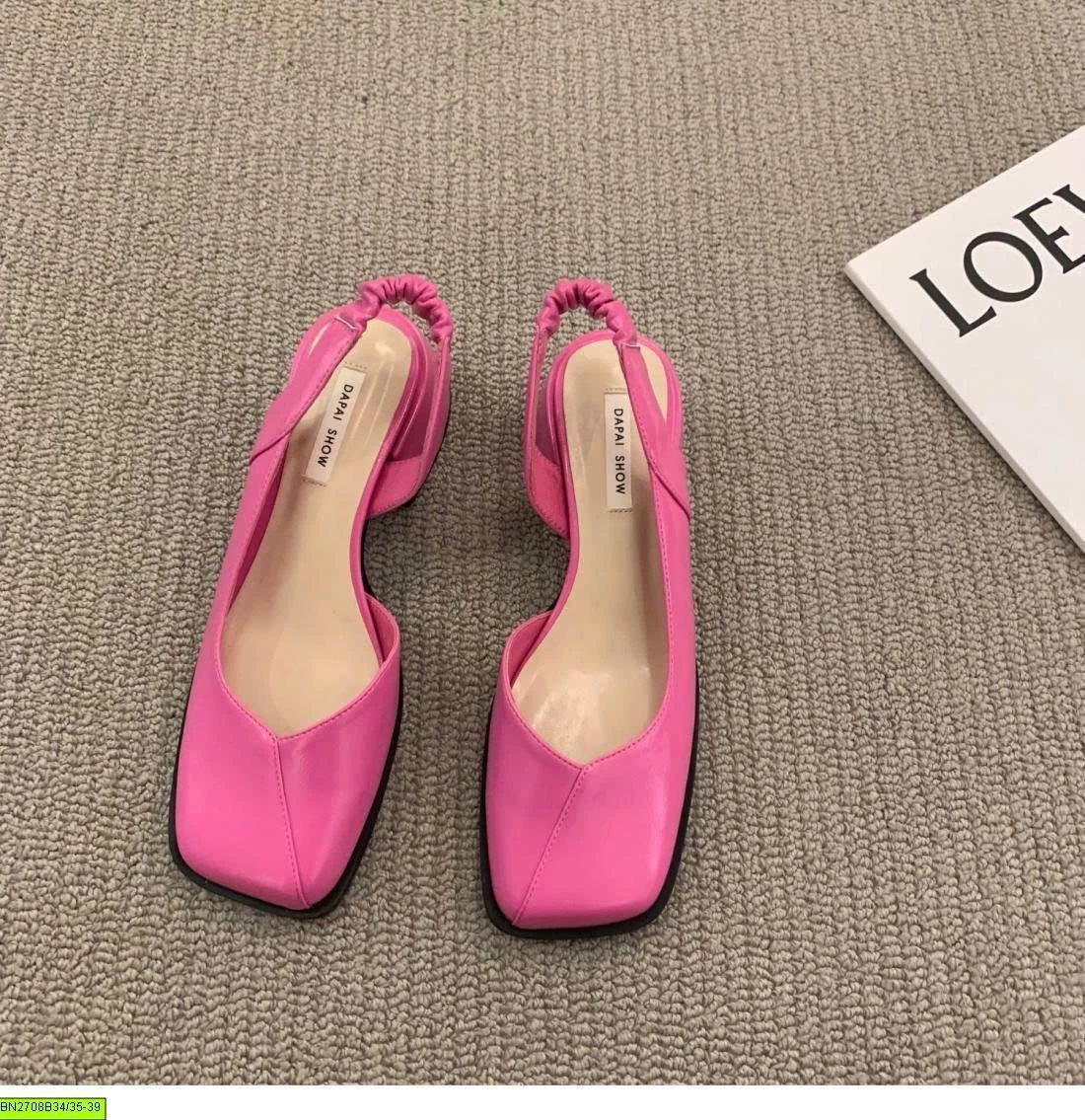 SLINGBACK MŨI VUÔNG