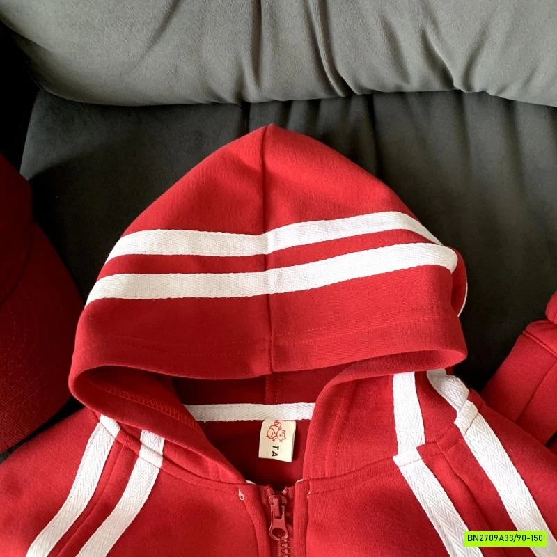 SÉT THỂ THAO ÁO KHOÁC PHỐI SỌC