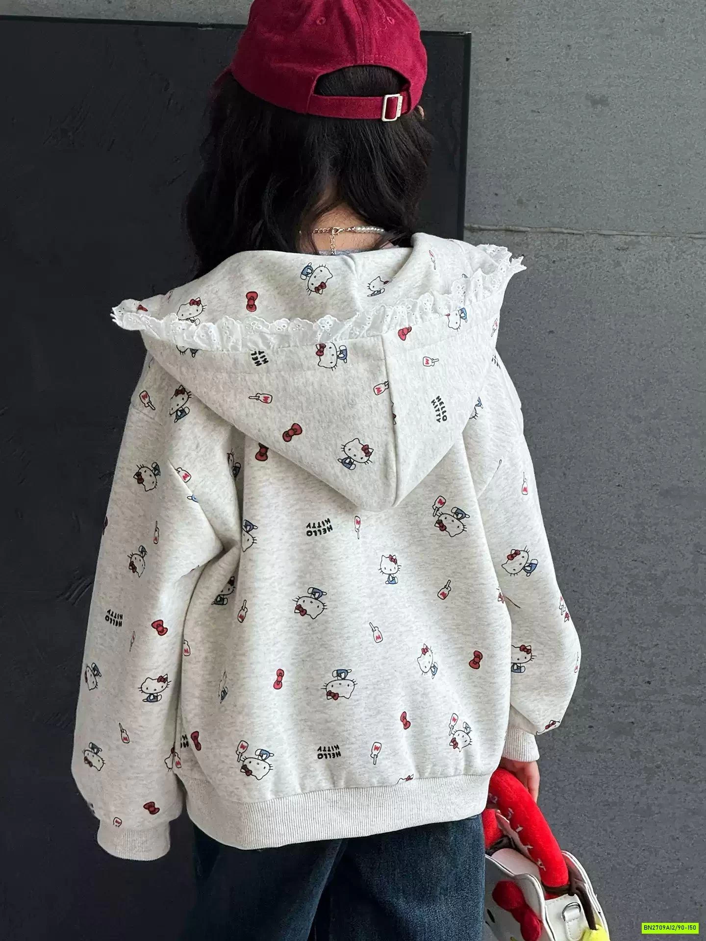 BỘ ĐÔI HODIE KHOÁC KITTY SIÊU DỄ THƯƠNG