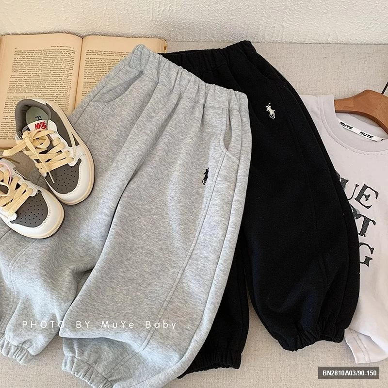 QUẦN NỈ BO GẤU LOGO NGỰA