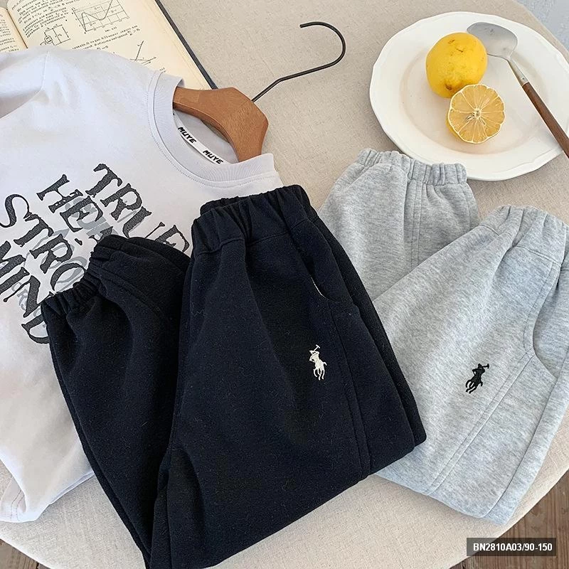 QUẦN NỈ BO GẤU LOGO NGỰA