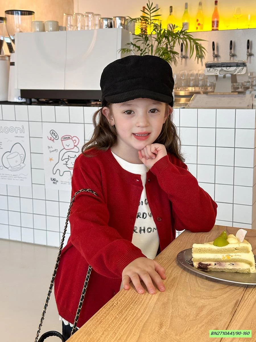 CARDIGAN TRƠN MÀU 25F079 AMBB