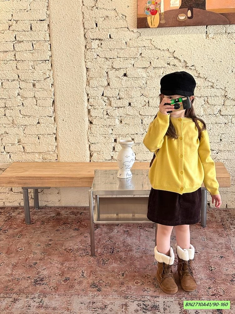 CARDIGAN TRƠN MÀU 25F079 AMBB