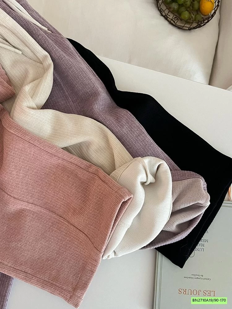 QUẦN NHUNG SUÔNG GÂN TRƯỚC 24Y072 AMBB