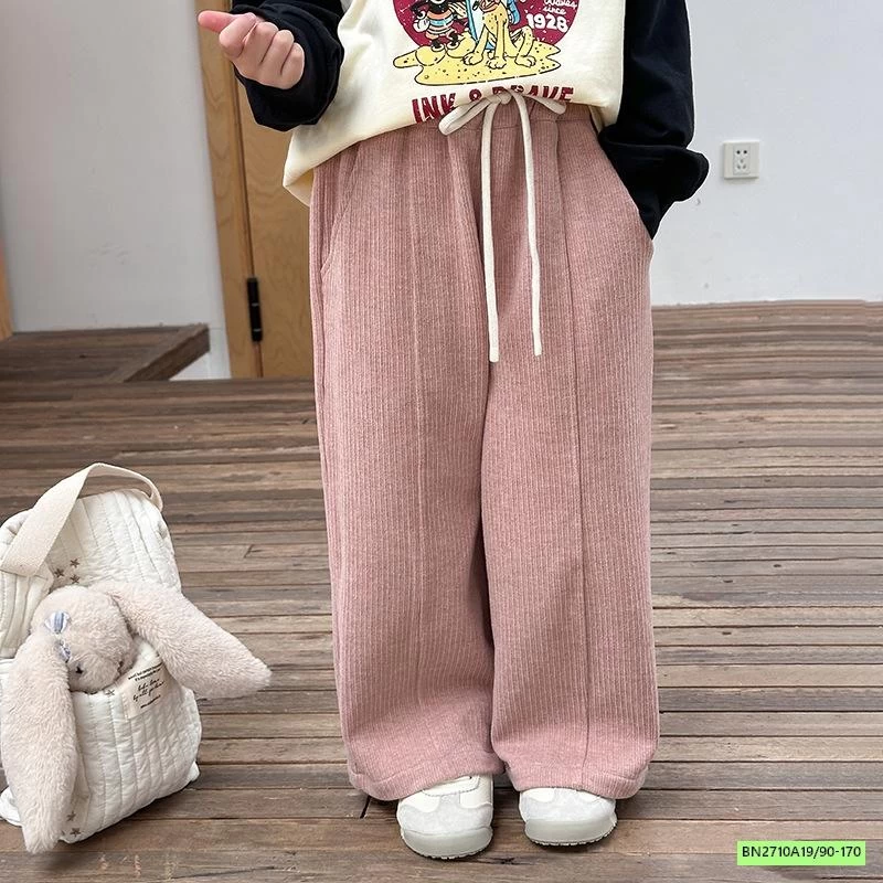 QUẦN NHUNG SUÔNG GÂN TRƯỚC 24Y072 AMBB