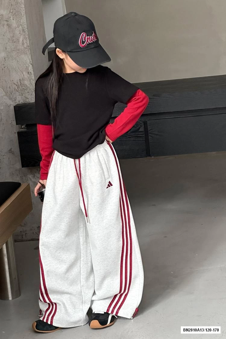 JOGGER NỈ SUÔNG 3 SỌC SZ ĐẠI