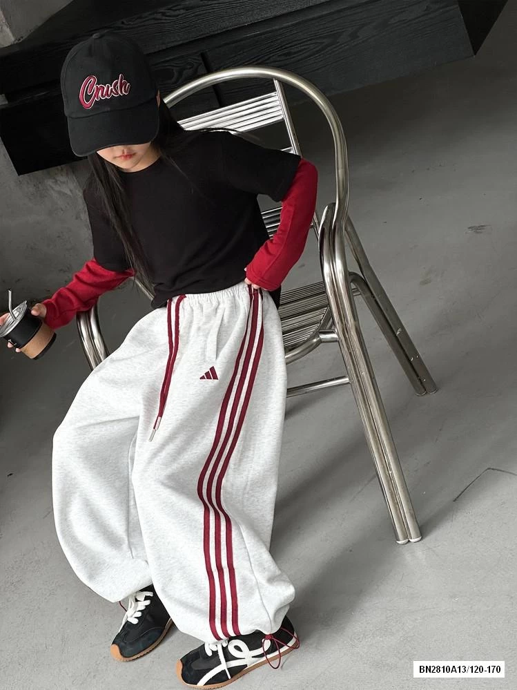 JOGGER NỈ SUÔNG 3 SỌC SZ ĐẠI