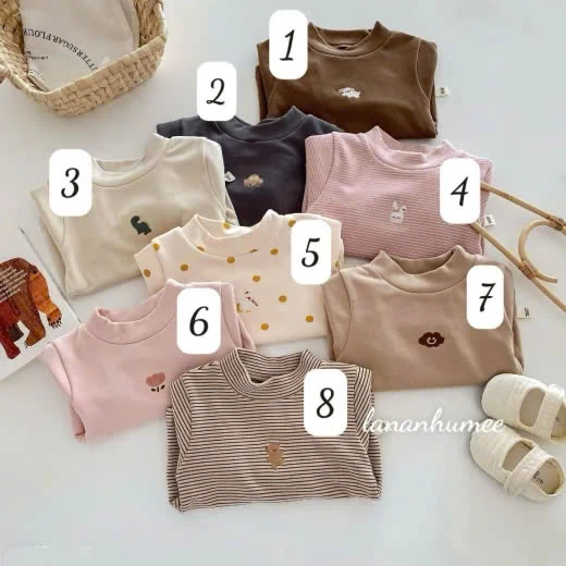 ÁO COTTTON GIỮ NHIỆT NHÍ