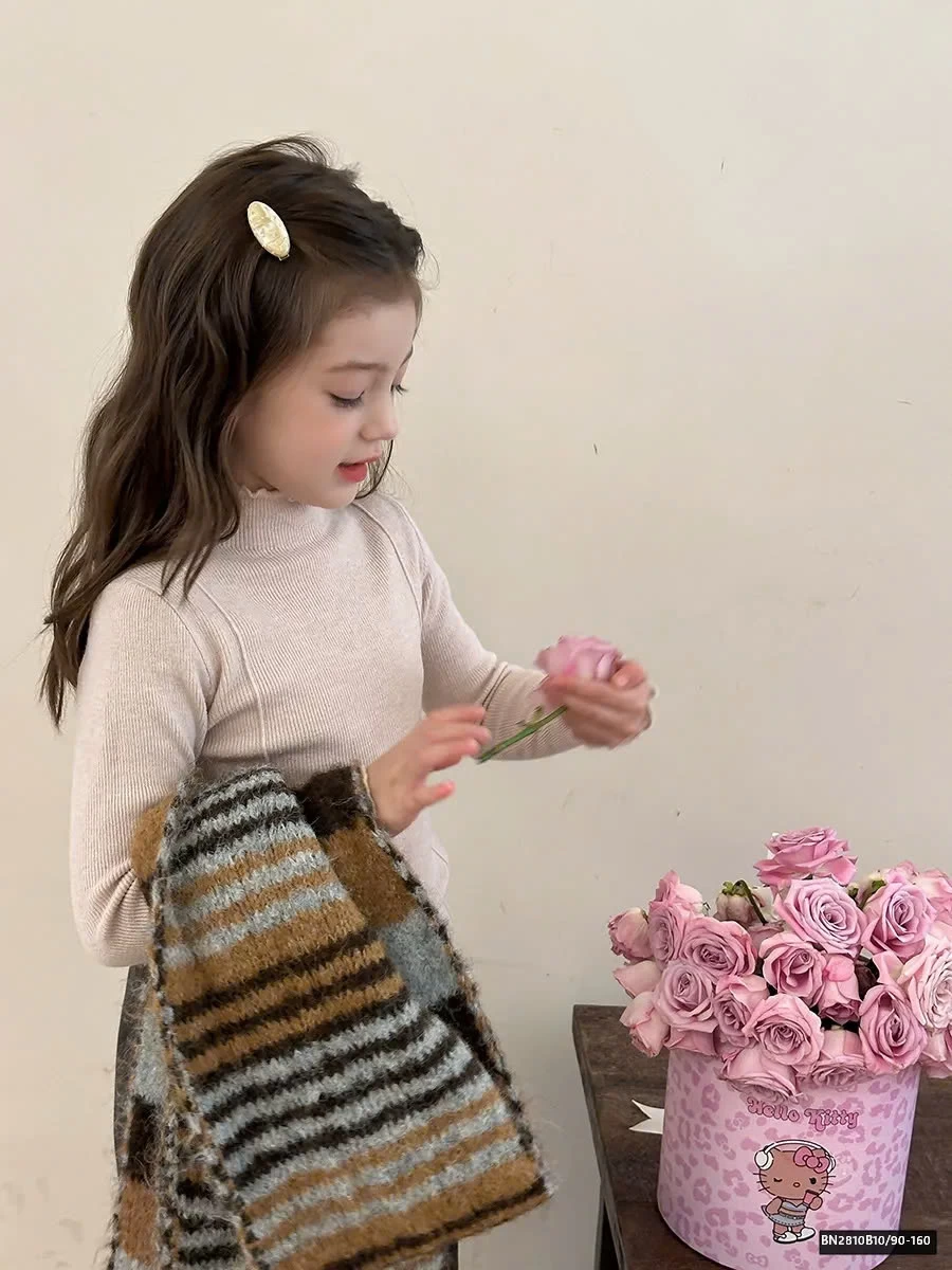 ÁO LEN TRƠN VIỀN BÈO  AMBB 25G092