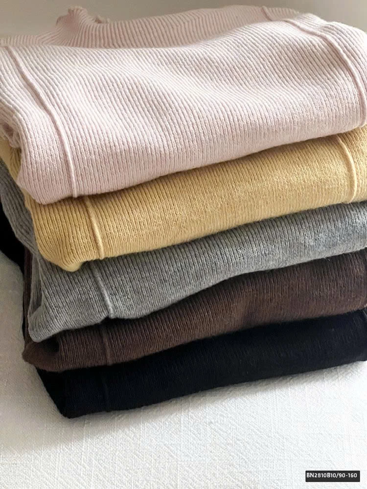 ÁO LEN TRƠN VIỀN BÈO  AMBB 25G092