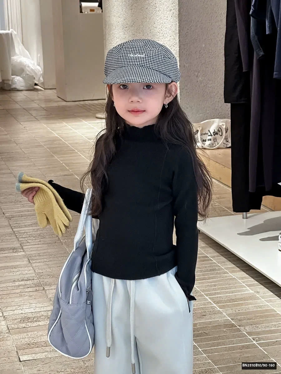 ÁO LEN TRƠN VIỀN BÈO  AMBB 25G092