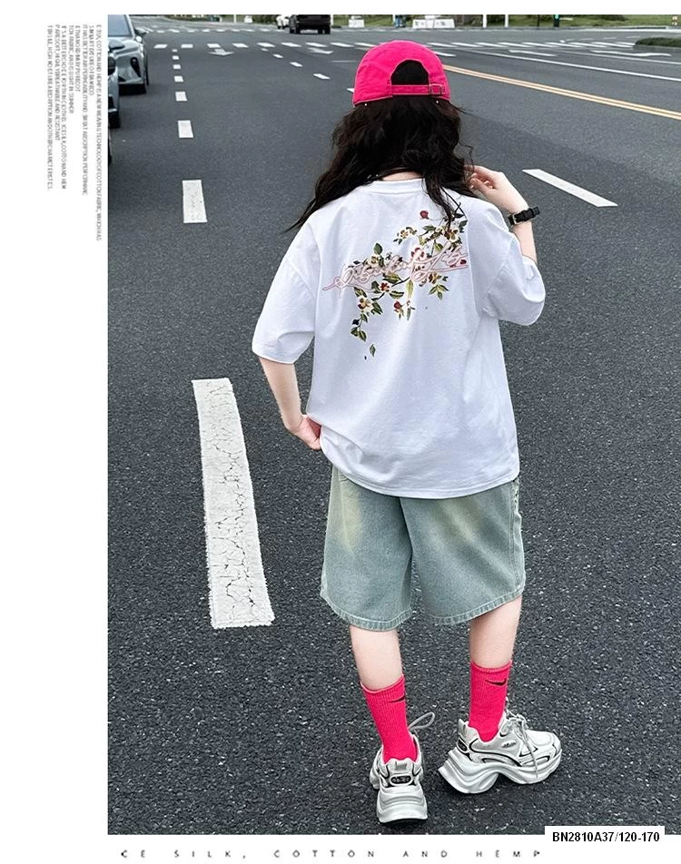 SÉT ÁO IN HOA MIX SHORT JEANS