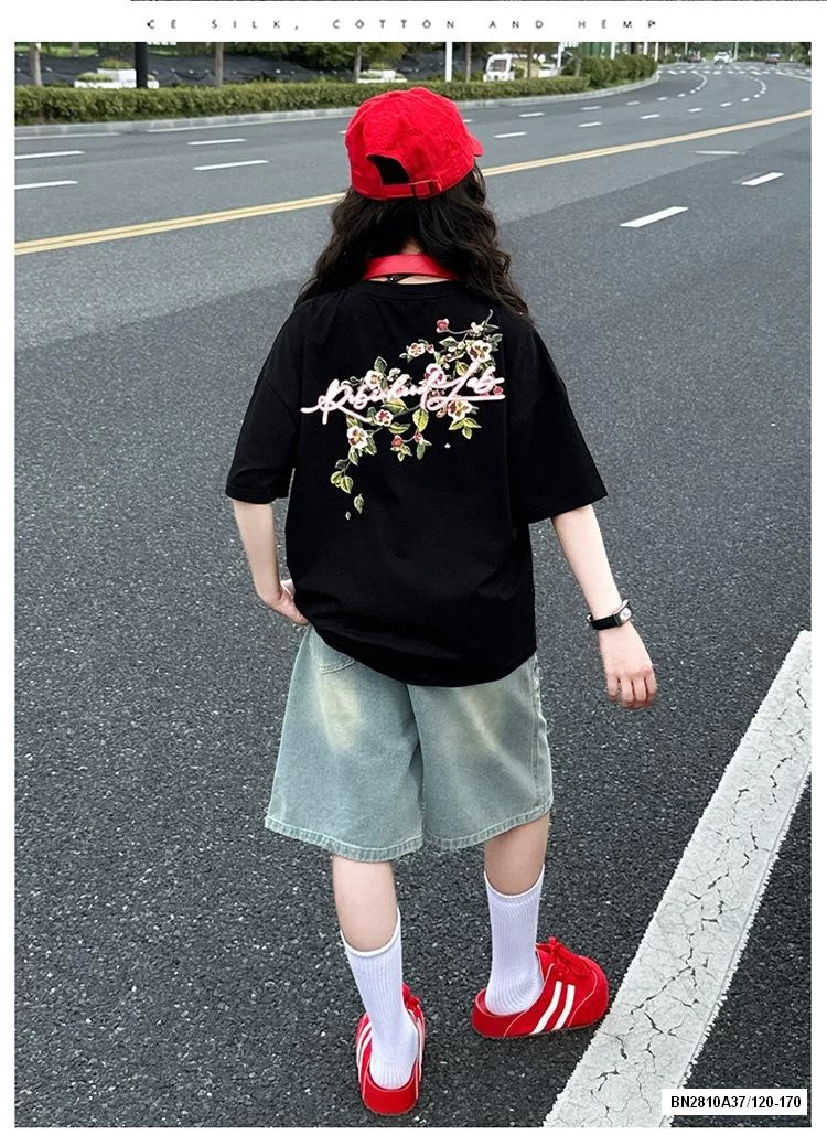 SÉT ÁO IN HOA MIX SHORT JEANS