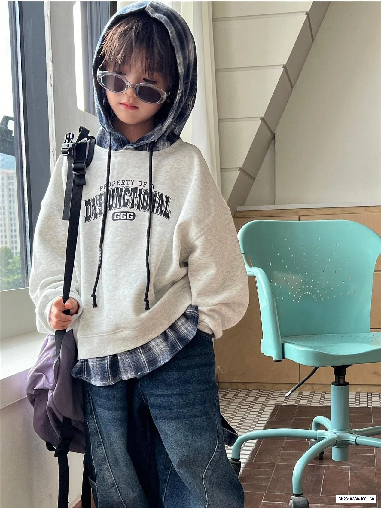 HOODIE NỈ GIẢ 2 LỚP CARO