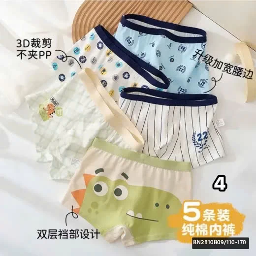 SET 5 QUẦN CHIP ĐÙI BÉ TRAI