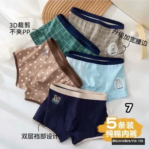 SET 5 QUẦN CHIP ĐÙI BÉ TRAI