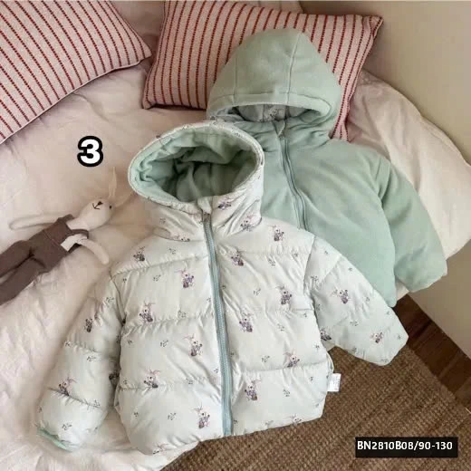 ÁO KHOÁC TRẺ EM 2 MẶT – SIÊU ẤM, SIÊU TIỆN LỢI