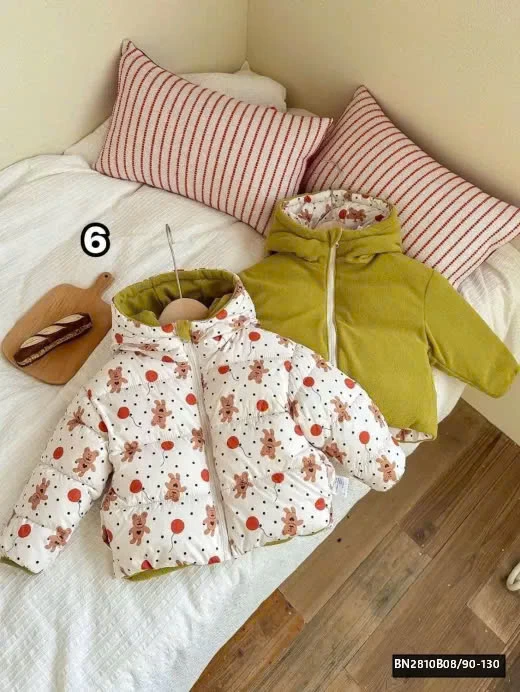 ÁO KHOÁC TRẺ EM 2 MẶT – SIÊU ẤM, SIÊU TIỆN LỢI