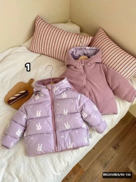 ÁO KHOÁC TRẺ EM 2 MẶT – SIÊU ẤM, SIÊU TIỆN LỢI