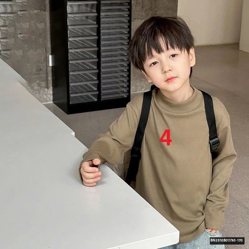 ÁO GIỮ NHIỆT TRƠN MÀU AMBB  24Y101