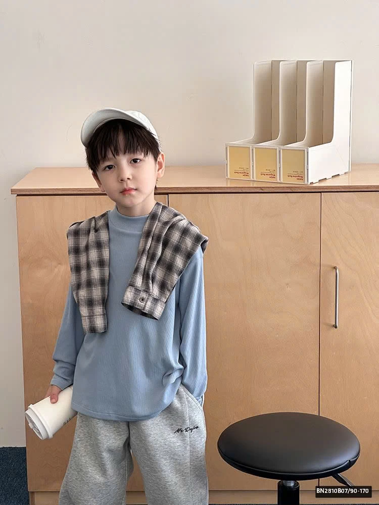 ÁO GIỮ NHIỆT TRƠN MÀU AMBB  24Y101