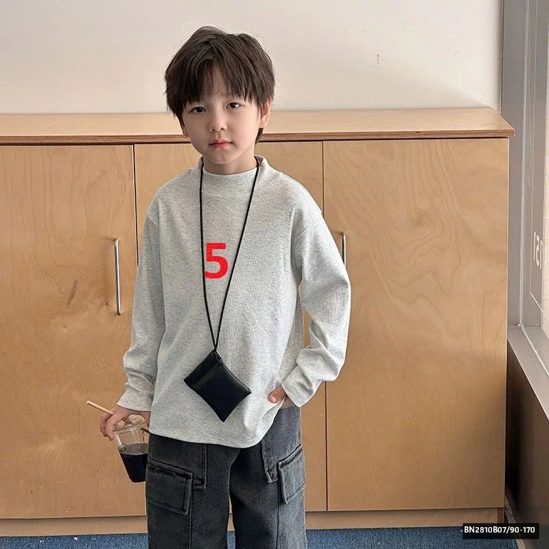 ÁO GIỮ NHIỆT TRƠN MÀU AMBB  24Y101