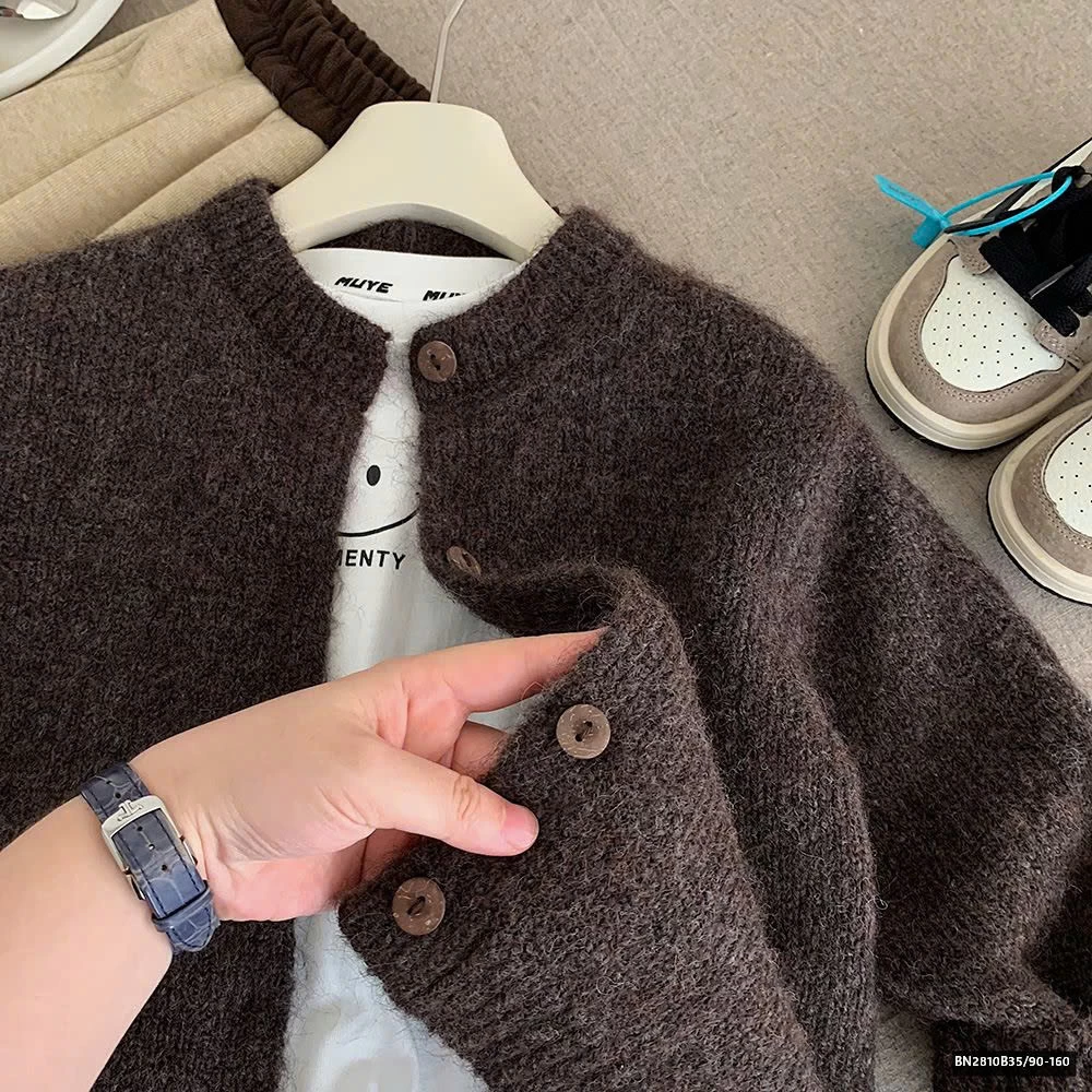 ÁO KHOÁC LEN LÔNG TRƠN MÀU