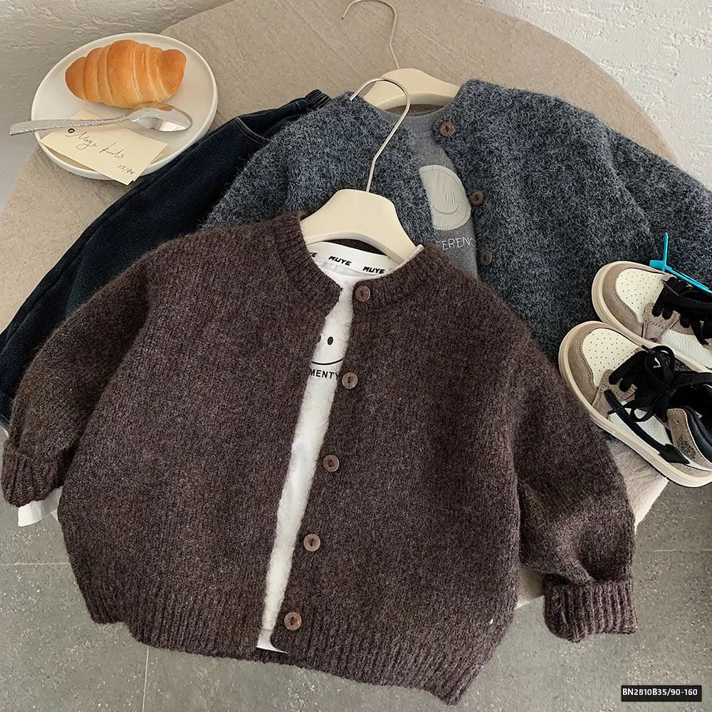 ÁO KHOÁC LEN LÔNG TRƠN MÀU