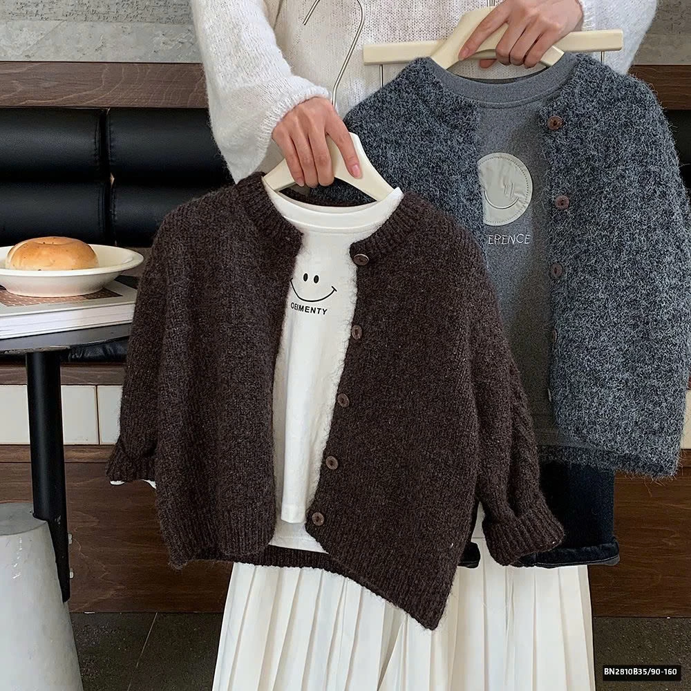 ÁO KHOÁC LEN LÔNG TRƠN MÀU