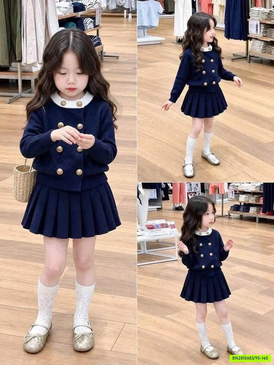 BST SÉT VÁY LEN PHỐI 2 HÀNG CÚC