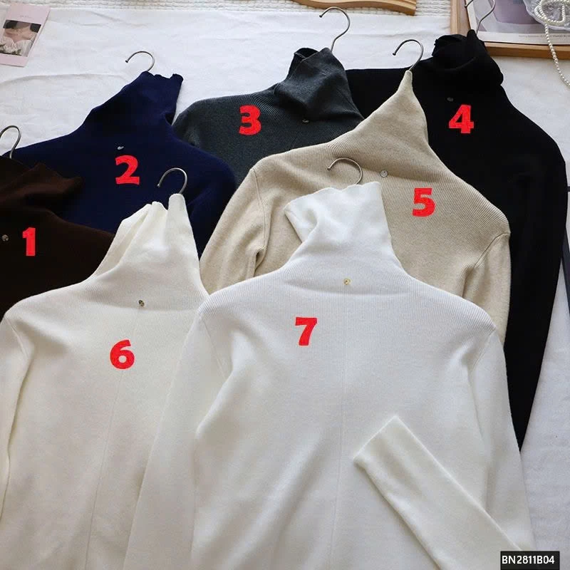 ÁO GIỮ NHIỆT CAO CỔ NỮ