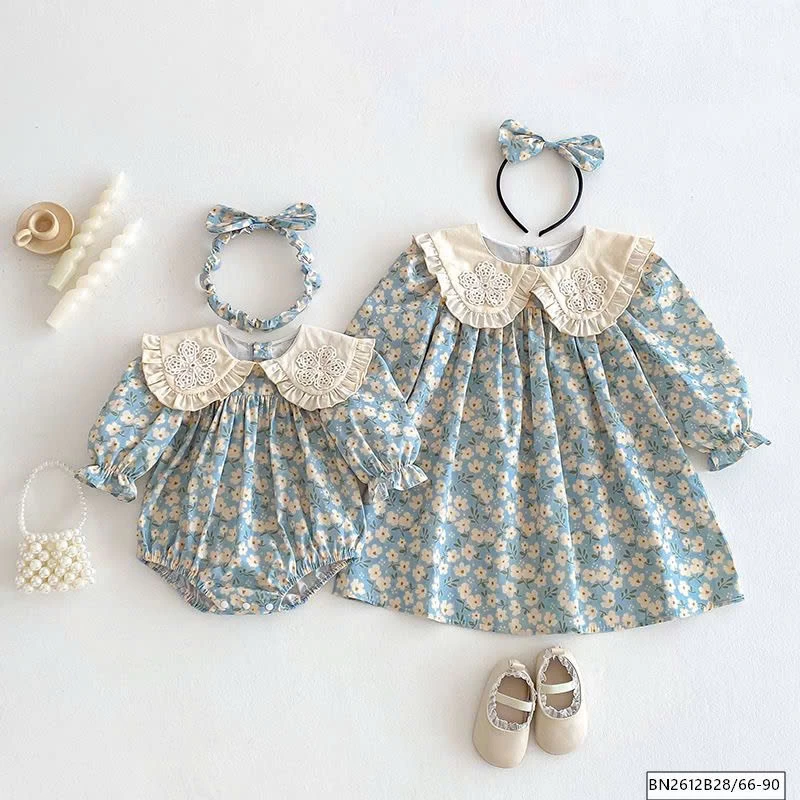 BODY, VÁY HOA MÀU XANH CỔ SEN