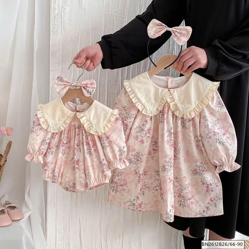 BODY, VÁY HOA NHÍ HỒNG