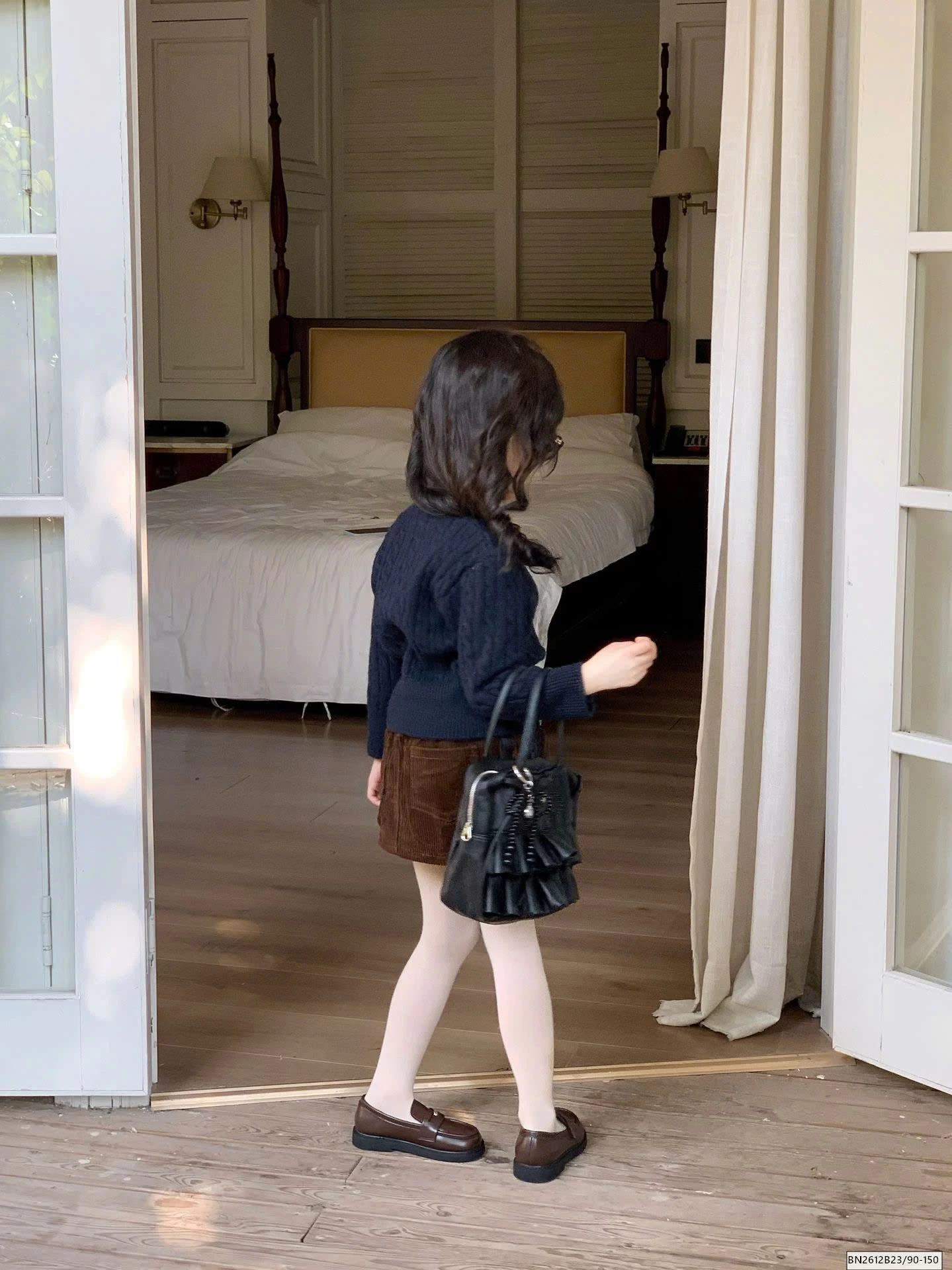 SÉT ÁO LEN XANH THAN DÀY MÙA ĐÔNG MIX CV NHUNG NÂU