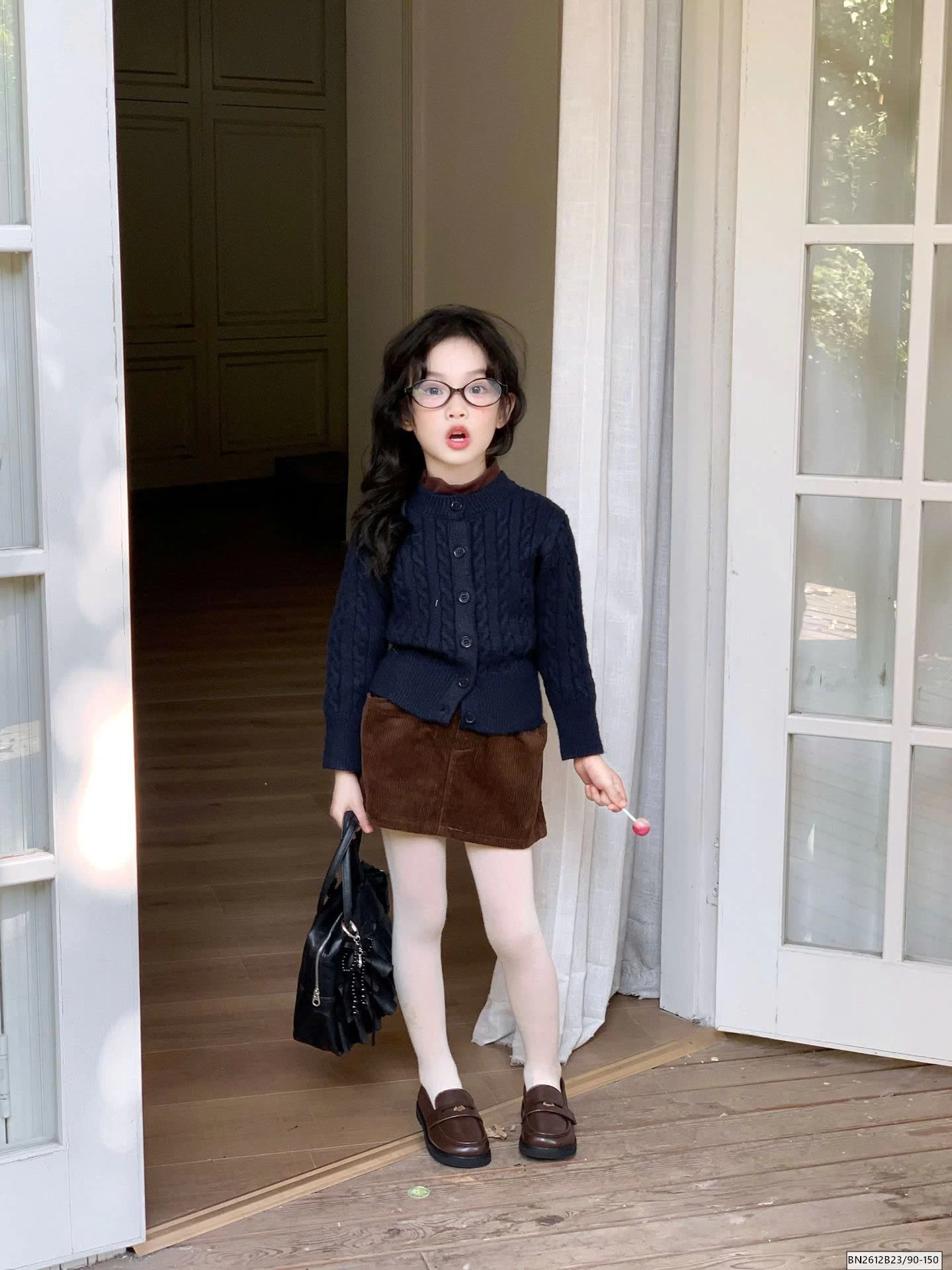 SÉT ÁO LEN XANH THAN DÀY MÙA ĐÔNG MIX CV NHUNG NÂU