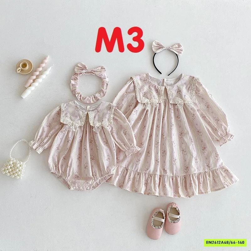 COUPLE BODY VÁY HOA NHÍ THÔ MỀM