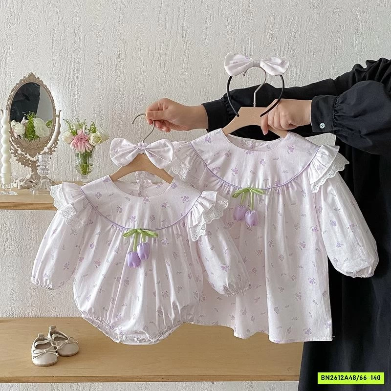 COUPLE BODY VÁY HOA NHÍ THÔ MỀM