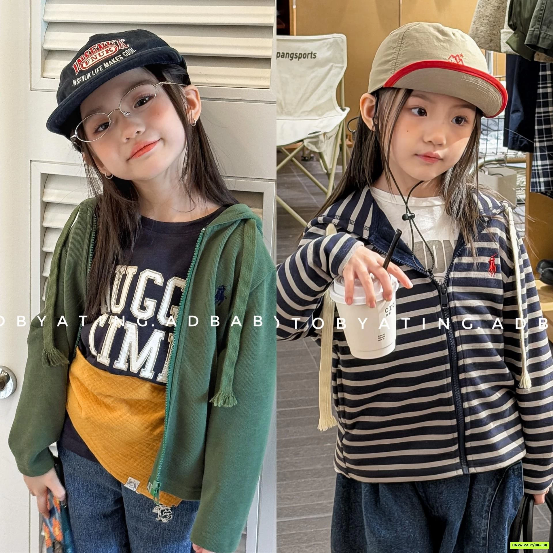 KHOÁC COTTON LIỀN MŨ ADBABY