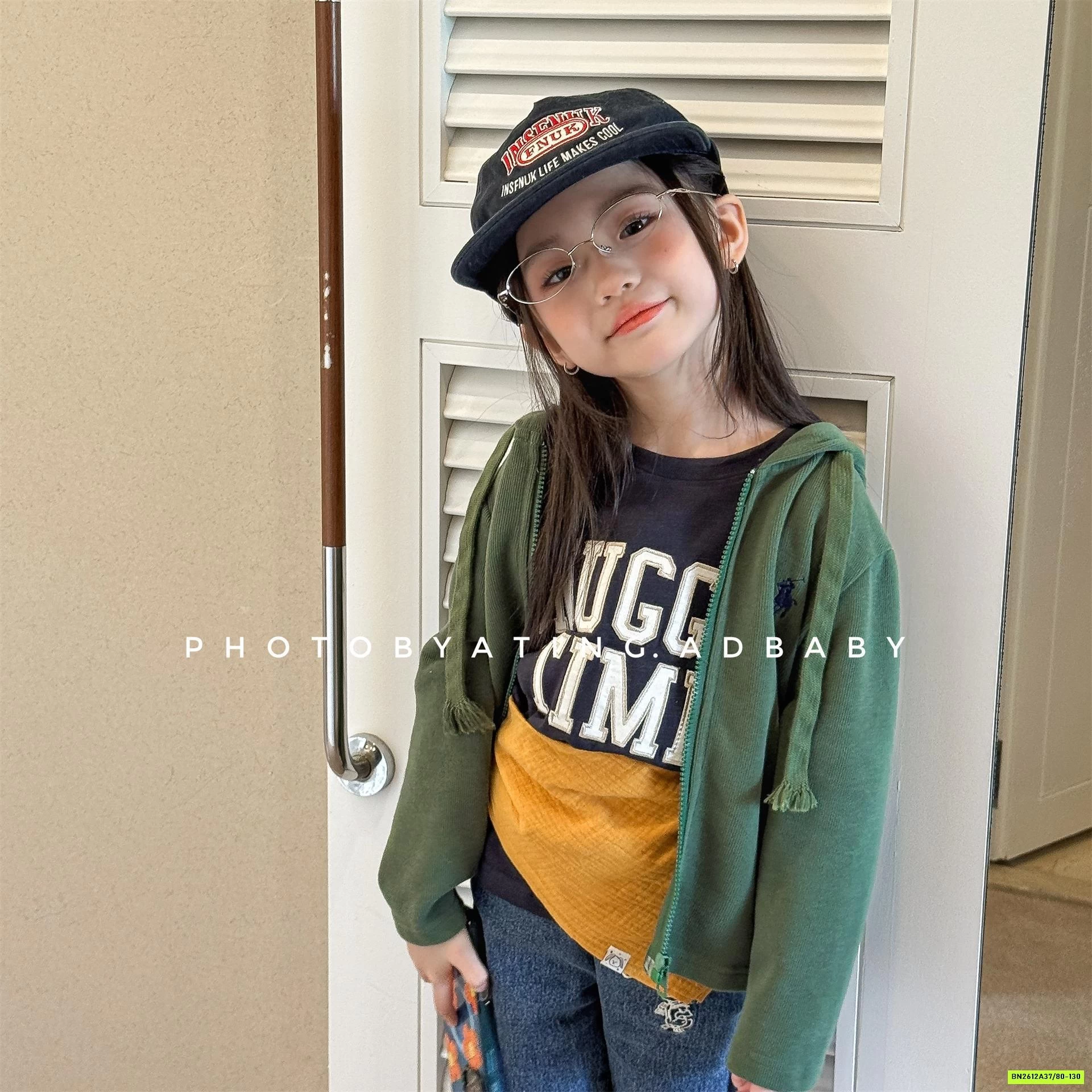 KHOÁC COTTON LIỀN MŨ ADBABY