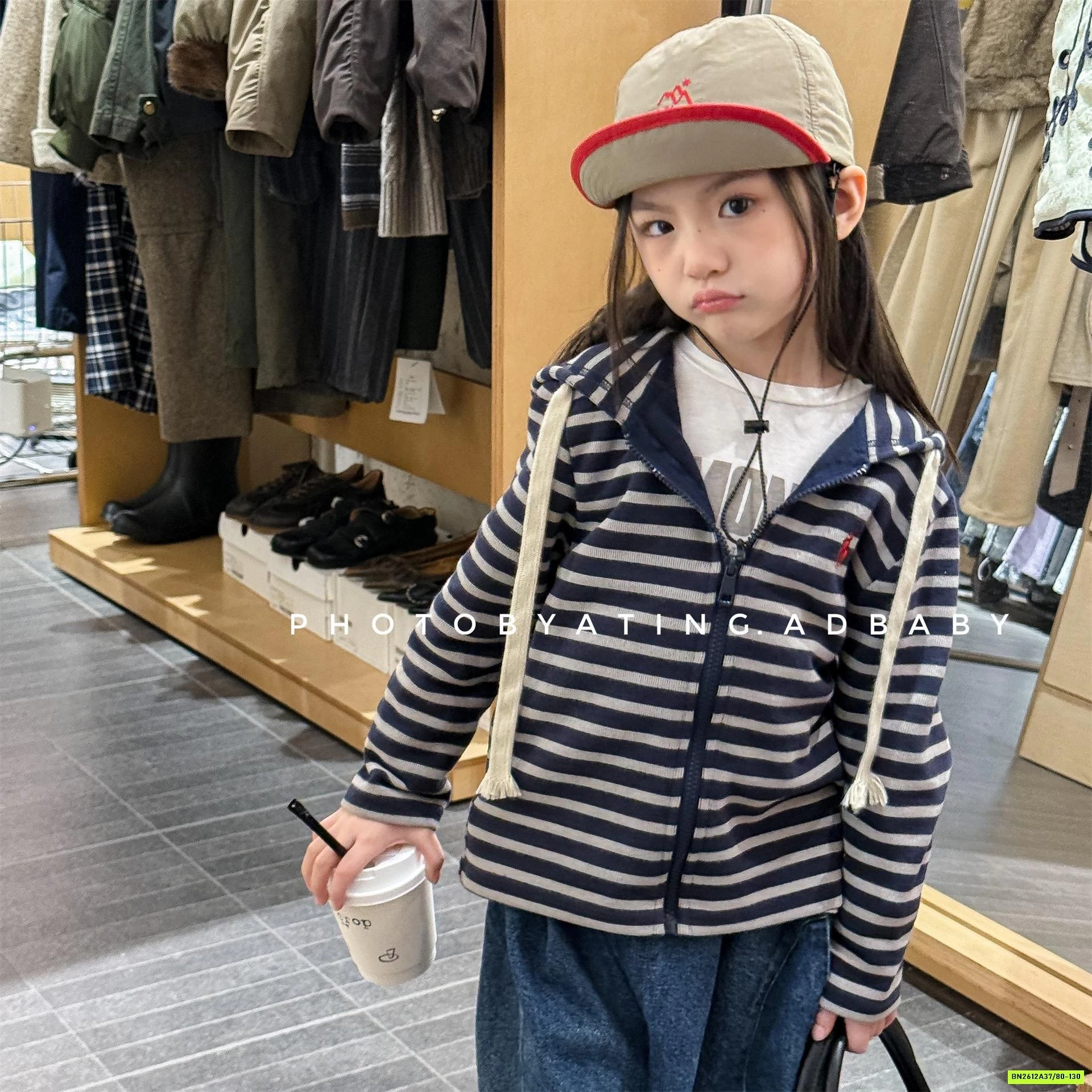 KHOÁC COTTON LIỀN MŨ ADBABY